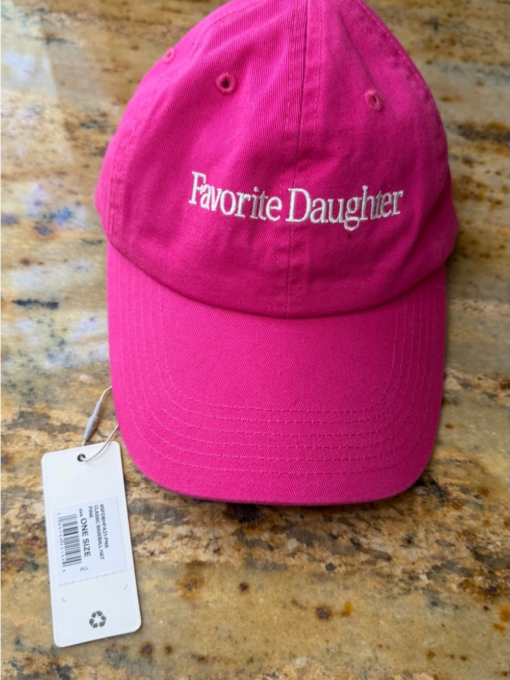 Favorite Daughter Hot Pink Adjustable Baseball Cap